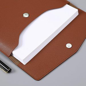 Carpeta de archivos <span class=keywords><strong>A4</strong></span> de cuero PU, portadocumentos de bolsillo, bolsa impermeable para sobres - Product Image 3
