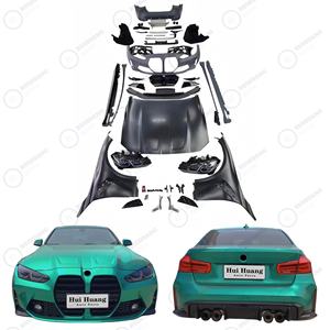 Parachoques de Material PP de alta calidad para <span class=keywords><strong>BMW</strong></span> Serie 3 F30 F35 2012 2013 2014 2015 2016 <span class=keywords><strong>2017</strong></span> 2018 Actualización a 1:1 Wide G80 <span class=keywords><strong>M3</strong></span> Style - Product Image 1