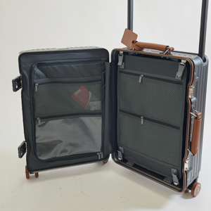 Bộ vali kéo cỡ lớn unisex khung nhôm chất liệu <span class=keywords><strong>PC</strong></span> bền chắc có khóa TSA, thời trang, xoay 360 độ, dùng cho du lịch ngoài trời - Product Image 4