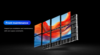 Светодиодный экран 500x500 мм для помещений P2.6 с подключением по Hub-board, цифровая рекламная панель высокой четкости, видеодисплей