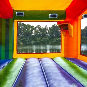 Casa inflable moderna de PVC de grado comercial, tamaño y color personalizables, nuevo diseño para niños - Product Image 4