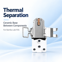 Part Printer 3D Grosir, Basis Pemanas Keramik dengan Blok Isolasi Termal untuk Perakitan Hotend Extruder Bambu Lab P2S