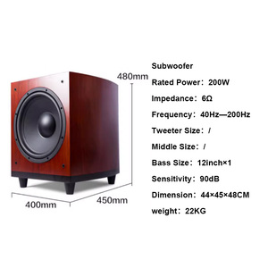 Loa HiFi thụ động không pin, chất lượng không bị mất mát, MP-1800 Tower + Giá sách (không có chân đế) + Loa trung + Loa trầm, vỏ gỗ - Product Image 5
