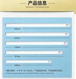 Tube en papier écologique personnalisé pour pailles jetables en papier et en plastique, emballage alimentaire de qualité supérieure en gros - Product Image 6