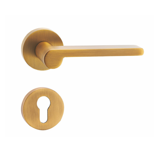HOT selling contemporary hotel door lock mortise baby proof long door handle on rose