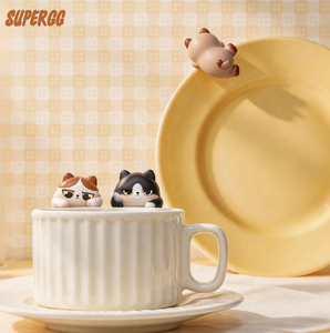 Supergo <span class=keywords><strong>Picoco</strong></span> Cuddle Mini Cat Blind Box, Caja de Exhibición Completa, Lindos Gatitos Coleccionables, Mini Figuras, Decoración de Escritorio, Regalo, Juguetes Sorpresa - Product Image 2