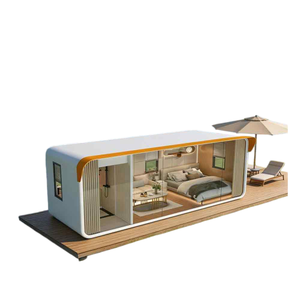 Maison Capsule Apple Entièrement Meublée, Module Spatial Détachable, Unité Hôtelière <span class=keywords><strong>de</strong></span> Luxe pour Complexes <span class=keywords><strong>de</strong></span> Divertissement en Forêt - Product Image 1