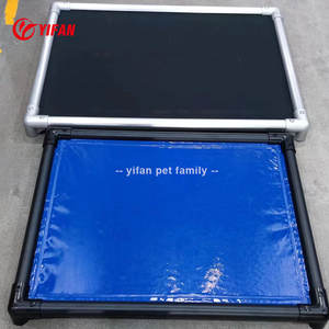 Cama elevada para perros con rieles, cama para perros a prueba de masticación de aluminio, cama elevada para interiores de aluminio para perros, no se oxida y es más duradera - Product Image 1