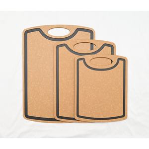 Planche à découper en fibre de bois d'eucalyptus antimicrobienne OME Brand Guangdong, compatible lave-vaisselle, ustensile de cuisine écologique en pulpe - Product Image 1