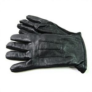 Gants de moto en cuir de chèvre, longueur poignet, design sportif, respirants, non doublés, pour le cyclisme et les activités de plein air - Product Image 2