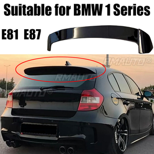 Pour BMW Série 1 E87 E81 Hatchback 116i 120i 118i 2004-2012 Aileron de coffre arrière en ABS noir carbone Accessoires auto - Product Image 1