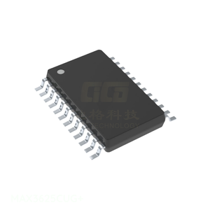 Circuito Integrado de Temporización de Reloj, Chip IC, Generador de Reloj de Precisión, MAX3625CUG+, 24 TSSOP (0.173", 4.40mm de Ancho), En Stock - Product Image 1