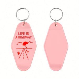 Custom Your Design Plastic Blank ABS Motel Keychains Hotel Key Tags - Product Image 2