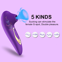 Klitoris-Sauger Vibrator Vakuum-Saugvibrator Klitoris- und Brustwarzen-Stimulator Weiblicher Masturbator Erotik-Artikel Sexspielzeug für Frauen
