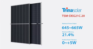 <span class=keywords><strong>Trina</strong></span> <span class=keywords><strong>Solar</strong></span> All Black Single Crystal Panel <span class=keywords><strong>solar</strong></span> 440W 450W 460W 550W Punto doméstico para 320W 450W - Product Image 5