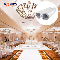 Rouleaux de vinyle auto-adhésifs imprimables de haute qualité impression numérique autocollant en vinyle amovible piste de danse de mariage en vinyle