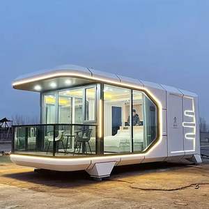 Haute qualité meilleur prix Space Capsule Mobile Camping House Space Capsule Capsule spatiale en aluminium - Product Image 1