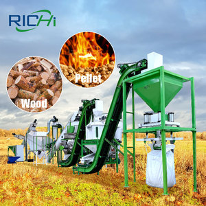 Richi tùy chỉnh 8-10t/h log thông mùn cưa hoàn toàn tự động gỗ PELLET thực vật - Product Image 1