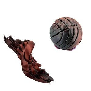 Balle anti-stress 3D imprimée, sphère rotative à engrenages, déformation circulaire, balle à flux liquide, design rotatif, pour enfants et adultes, soulagement de l'anxiété - Product Image 3