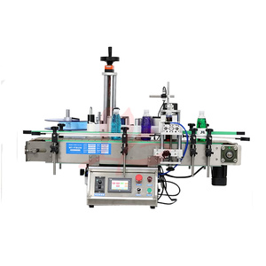Automatic Round Bottle Labeling Machine LY-YTB150 (with Conveyor Belt) <strong>High</strong> <strong>Precision</strong> <strong>PLC</strong> Touch Screen <strong>Controller</strong> Adjustable - Product Image 2