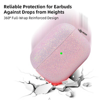 Casing Headphone Berkualitas Tinggi dengan Gantungan Kunci untuk AirPods 1/2 1 2 3 4 AirPods Pro2