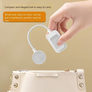 Mini Book <b>Light</b> Led Touch Control Us <b>Plug</b> White Portable Reading Lamp For Student Dorm Study Bedside Desk Use - Product Image 5