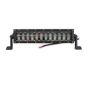 Off Road <b>Led</b> <b>Light</b> <b>Bar</b> 48W 96W 160W Dual Color White Yellow Beam Aluminum Alloy Body Dc Power - Product Image 1