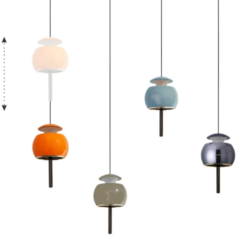 Minimalist Modern Home Decor Acrylic Round Hanging Lamp ,Led Pendant Light Lighting Home Decoration Ceiling Chandelier Lamp