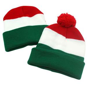 Custom Italy Flag Knitted Hat Cap <strong>Christmas</strong> Winter Warm Beanie Hat Fashion for Unisex High Quality Factory Price Wholesale - Product Image 3