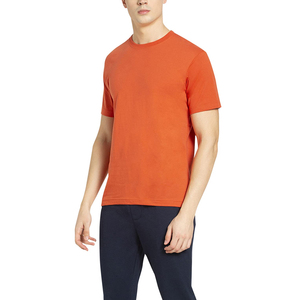 Camiseta de Corte Regular para Hombre, 100% Algodón, Cuello Redondo, Manga Corta, Lisa, Talla Grande, para Verano - Product Image 4