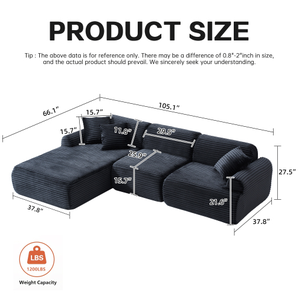 Perfect Dropshipping Products Ready Stock Minimalist Fabric <b>Sofa</b> Sponge L-Shape Sectional <b>for</b> Apartment Villa Use Eco-Friendly - Product Image 5