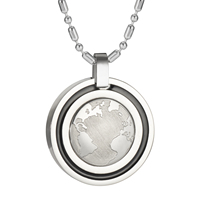 Collier solaire anionique authentique Energinox, pendentif en pierre de lave, science quantique, énergie bio-scalaire