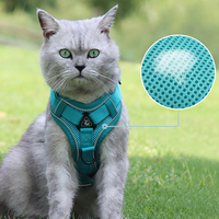 Harnais de mise à niveau extérieure, avec boucle réglable, pour animaux domestiques, harnais assorti, de qualité, pour chiens et chats, 20121