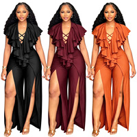 Nouvelle robe décontractée grande taille pour femme, sans manches, sexy, avec fente haute