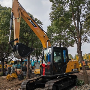 Offre Spéciale : Excavatrice sur chenilles SANY SY155C d'occasion, godet de 0,6 m³, brise-roche en option, très bien entretenue, matériel de terrassement à vendre - Product Image 3