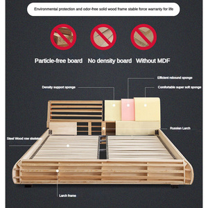 Meubles de <span class=keywords><strong>chambre</strong></span> à <span class=keywords><strong>coucher</strong></span> prix de gros personnalisé couleur gris design moderne cadre en bois lit souple pour adultes - Product Image 4