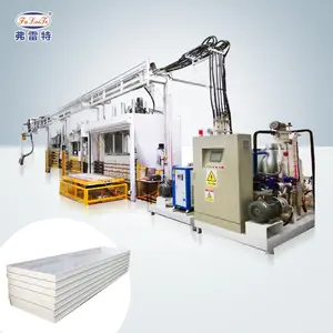 Russian FLT polyurethane insulation sheet foam machinery equipment manufacturer price