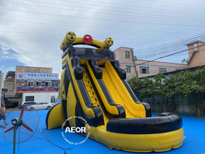 Thương mại ngoài trời trẻ em người lớn Đảng trượt nước hồ bơi bơm hơi trượt nước với Máy thổi khí - Product Image 3