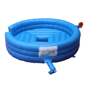 Tour de rodéo en pvc commercial équitation de taureau mécanique jeux d'explosion pour adultes en plein air matelas de taureau de tour de rodéo mécanique gonflable