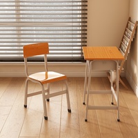 Ensemble table et chaise pour un seul élève, pour les salles de classe traditionnelles