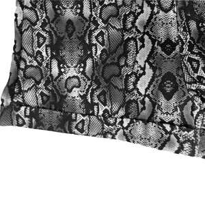 Robe <span class=keywords><strong>de</strong></span> soirée en dentelles noires sur mesure, pour femmes, avec des rubans <span class=keywords><strong>de</strong></span> serpent imprimés à <span class=keywords><strong>dos</strong></span> <span class=keywords><strong>nu</strong></span> - Product Image 6