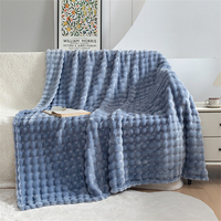Factory flange Blanket design personnalisé polyester jeter couverture canapé - lit couverture voyage de bureau à domicile