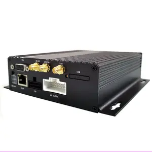 Kit sistem kamera dvr ai seluler mobil 4/8 profesional H.265 kendaraan truk Bus Cmsv6 CCTV GPS 4G WIFI kartu SD 4CH mdvr