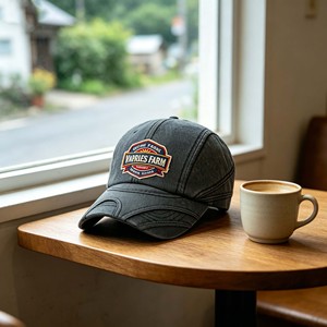 Unisex Vintage Water-washed Distressed Cotton Denim <b>Baseball</b> <b>Cap</b> Sports Sun Hat With Adjustable Fit - Product Image 1