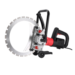 Scie à anneau électrique robuste pour béton avec moteur sans balais, refroidie par eau, avec lame diamantée pour travaux de démolition de murs - Product Image 1