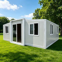 Maison modulaire extensible moderne de 20 pieds, maison préfabriquée pour habitation ou bureau