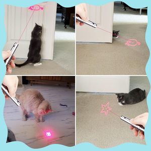 Jouet laser interactif pour chat 3-en-1 multi-angles USB rechargeable avec pointeur laser LED pour l'entraînement des chats - Product Image 2