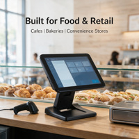 Sistema POS con Pantalla Táctil Plegable de 15.6 Pulgadas, Caja Registradora, Máquina de Facturación Todo en Uno para Comercio Minorista, Precio de Fábrica