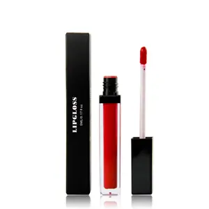 Private Label Mode Schönheits kosmetik wasserdicht matt flüssigen Lippenstift benutzer definierte Make-up Lip gloss