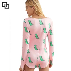 Combinaison pantalon col en V pour femmes, body une pièce, vêtement de nuit, nouveauté 2020 - Product Image 6